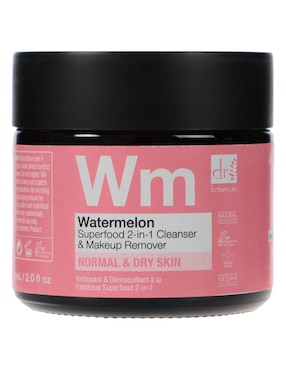 Desmaquillante Watermelon Superfood 2-in-1 Cleanser & Makeup Remover Dr. Botanicals Apothecary Natural Collection