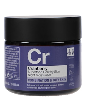 Crema facial recomendada para hidratar de noche Dr. Botanicals Apothecary Natural Collection para piel mixta y grasa
