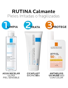 Crema para rostro y cuerpo recomendada para calmar y regenerar la piel día La Roche Posay Cicaplast para todo tipo piel