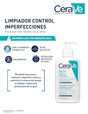 Gel corporal Limpiador control imperfecciones Cerave