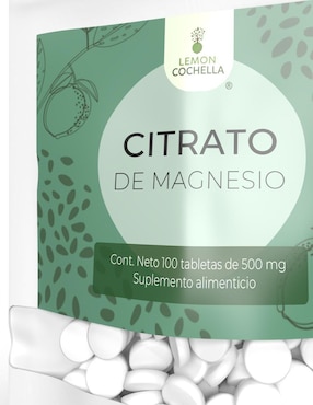 Citrato de magnesio lemon cochella con citrato de magnesio