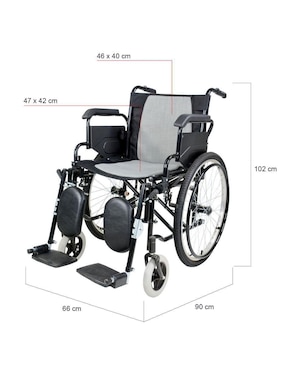 Silla de ruedas Nanofort mkz-sillatodotneg