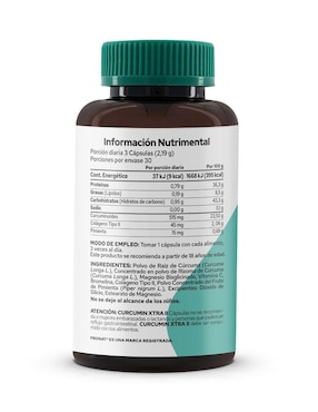 Suplemento Curcumin Xtra Pronat 90 cápsulas Pronat