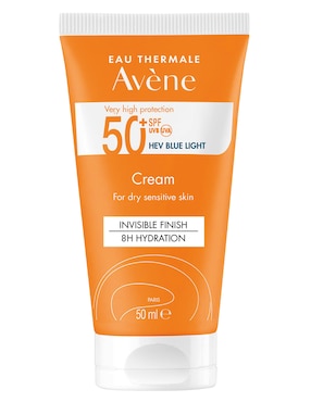 Protector Solar FPS 50 En Crema Sin Perfume Avène 50 Ml