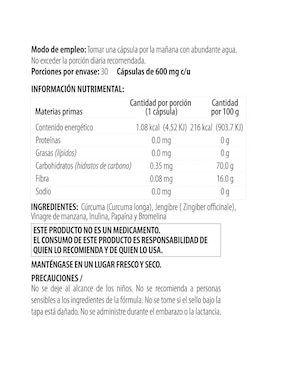 Suplemento alimenticio Inner