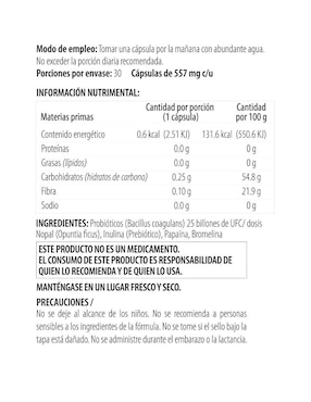 Suplemento alimenticio Inner