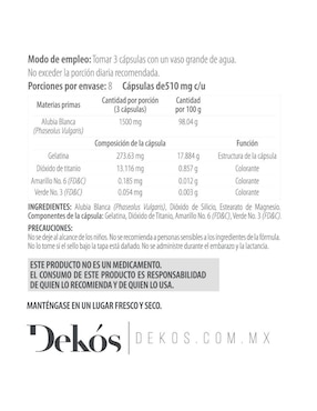 Set de suplementos alimenticios Dekós