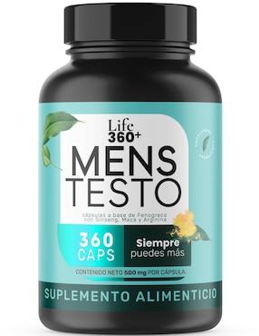 Life360+ Mens Testo Vitamina Life360+ Cápsulas Para Hombre