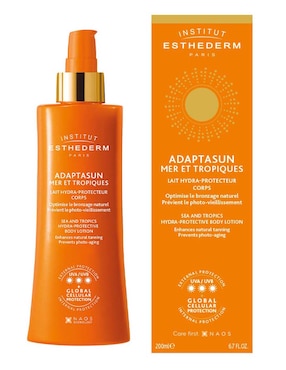 Crema para cuerpo recomendada para prevenir signos de la edad de día Esthederm Adaptasun todo tipo de piel