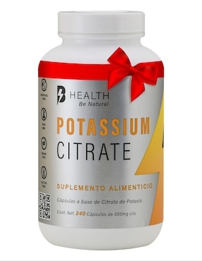 Suplemento Alimenticio Potassium Citrate B Health Be Natural Citrato De Potasio 240 Cápsulas