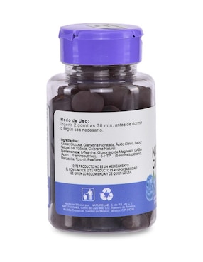 Suplemento alimenticio Nature'S Therapy sabor mora azul de 60 gomitas