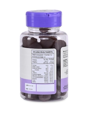 Suplemento alimenticio Nature'S Therapy sabor mora azul de 60 gomitas