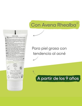 Crema para rostro y labios recomendada para acné  día y noche Aderma Biology para piel grasa