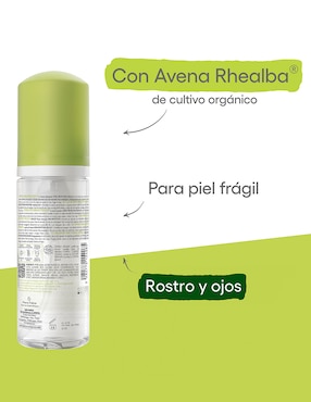Limpiador facial espuma limpiadora hidratante y desmaquillante Aderma Biology para hidratar