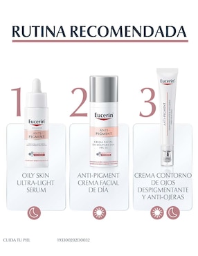 Crema para contorno de ojos recomendada para bolsas y ojeras día y noche Eucerin Anti-Pigment Anti-Ojeras Eucerin Anti Pigment todo tipo piel