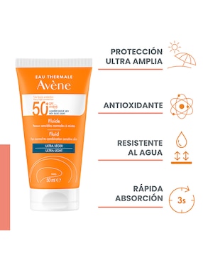 Protector solar FPS 50 Avène linea naranja 50 ml
