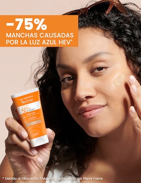 Protector solar FPS 50 fluido con color protector solar facial Avène Gama Naranja 50 ml