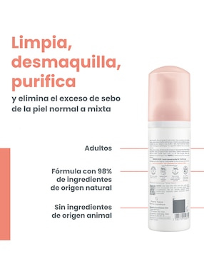 Desmaquillante Espuma limpiadora facial para piel normal a mixta 150 ml Avène Cuidados Esenciales