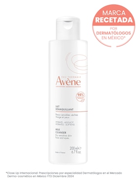 Desmaquillante Leche desmaquillante limpieza hidratante para rostro y ojos piel seca 200 ml Avène Cuidados esenciales