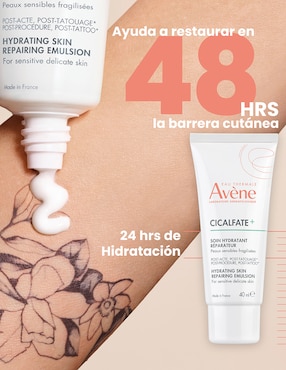 Crema para cuerpo recomendada para calmar y aliviar la piel día y noche Avène Cicalfate para piel sensible