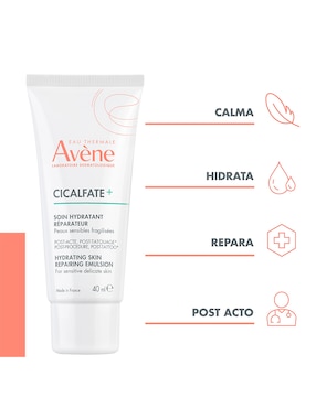 Crema para cuerpo recomendada para calmar y aliviar la piel día y noche Avène Cicalfate para piel sensible