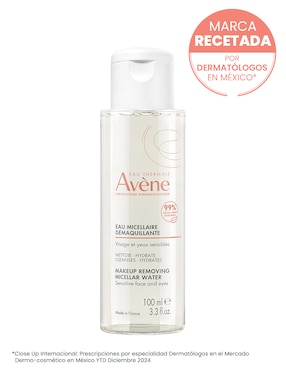 Limpiador facial Agua micelar desmaquillante, limpieza y cuidado para rostro, 100 ml Avène para desmaquillar