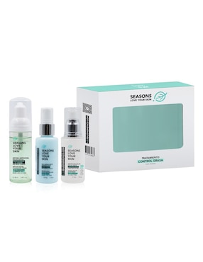 Tratamiento Facial Control Grasa Antiacné Seasons Kits