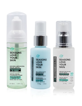 Kit tratamiento facial antiacné Seasons