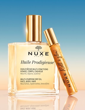 Aceite Prodigioso Multiusos 100 ml + Huile Prodigieuse Oro Roll On 8 ml Nuxe