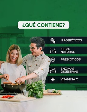 Probióticos 50 Billones, Prebióticos, Enzimas Digestivas, Vitamina C y Zinc LIFEED5 Lifeed5 con enzimas digestivas y probióticos