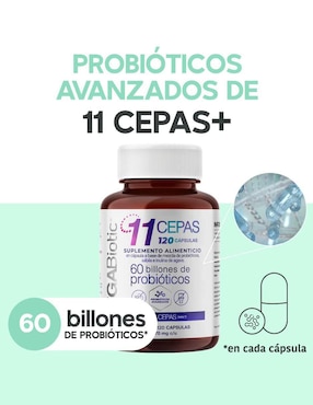 Probióticos 60 Billones y 11 Cepas e Inulina de Agave Megabiotic con enzimas digestivas y probióticos