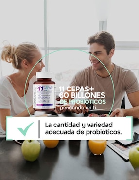 Probióticos 60 Billones y 11 Cepas e Inulina de Agave Megabiotic con enzimas digestivas y probióticos