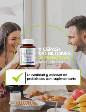 Probióticos 120 billones y 11 cepas inulina de agave y aloe vera Megabiotic con enzimas digestivas y probióticos de 540 mg