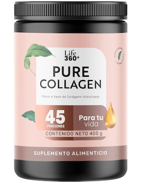 Pure Collage Life 360+ Con Colágeno Hidrolizado Con 2 Aminoácidos