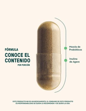 Probióticos 60 billones y prebióticos inulina de agave 160 cápsulas Life360+ con enzimas digestivas y probióticos