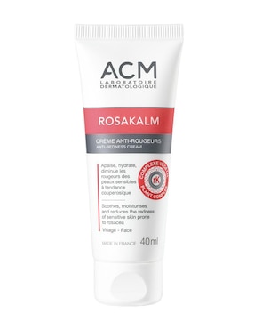 Crema Para Facial Recomendada Para Calmar Y Aliviar La Piel Día Y Noche Anti Rojeces ACM Rosakalm Para Piel Sensible