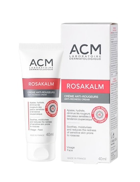 Crema facial recomendada para calmar y aliviar la piel día y noche Acm Rosakalm para piel sensible