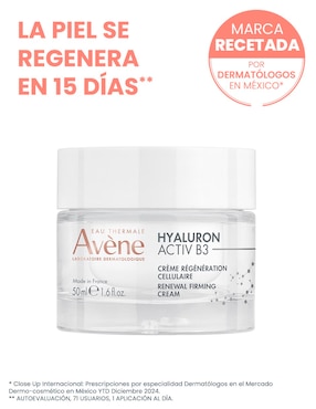 Crema facial recomendada para prevenir signos de la edad de día Avène Hyaluron Activ B3 Regeneradora Celular para todo tipo piel