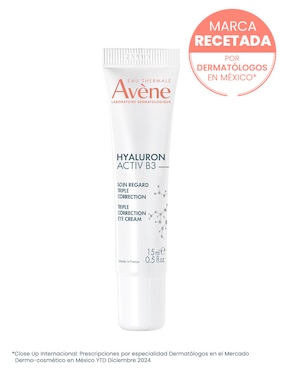 Crema para ojos recomendada para bolsas y ojeras de día y noche Avène Hyaluron Activ B3 para todo tipo piel