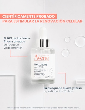 Sérum antiedad facial Avène Hyaluron Active B3 Serum Antiarrugas con 30 ml Avène todo tipo piel