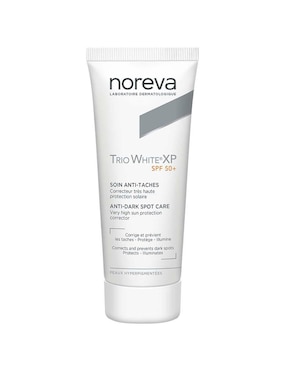 Crema Facial Recomendada Para Prevenir La Aparición De Manchas Día Anti Manchas FPS50 Noreva Trio White XP