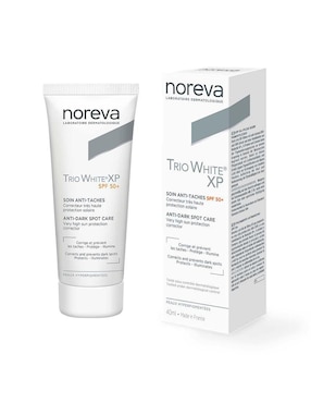 Crema facial recomendada para prevenir la aparición de manchas día Noreva Trio White Xp para todo tipo piel
