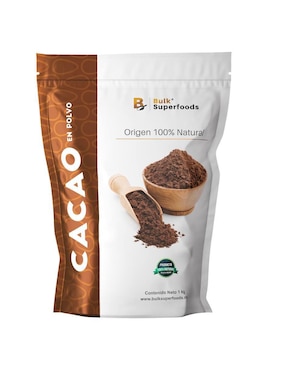 Cacao En Polvo Bulk Superfoods Sabor Cacao 1 Kg