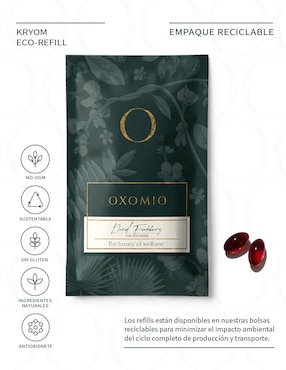 Kryom Oxomio con omega 3, aceite de salmón, dha y epa de 180 cápsulas