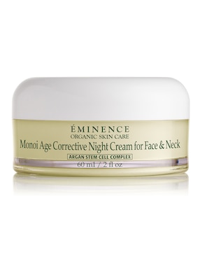 Crema Para Rostro Y Labios Recomendada Para Regenerar Noche Monoi Age Corrective Night Cream For Face & Neck Éminence Para Piel Normal Y Seca