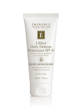 Crema Para Rostro Y Labios Recomendada Para Hidratar Día Lilikoi Daily Defense Moisturizer SPF 40 Éminence Firm Skin