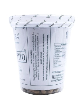 Nerviofito 150 cápsulas Prosa con ginkgo biloba, nerviofito, sabila, castaño de indias, clorofila, nopal, carbón vegetal sabor natural de 150 cápsulas