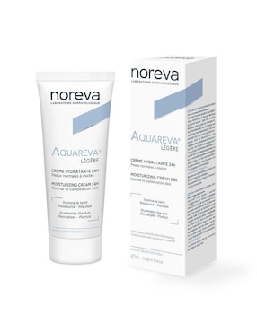 Crema facial recomendada para hidratar de día y noche Noreva Aquareva Légére para piel normal y mixta