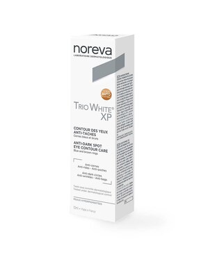 Crema para contorno de ojos recomendada para prevenir la aparición de manchas de día y noche Noreva Trio White Xp para todo tipo piel