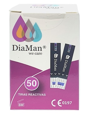 Tiras reactivas para glucosa Diaman